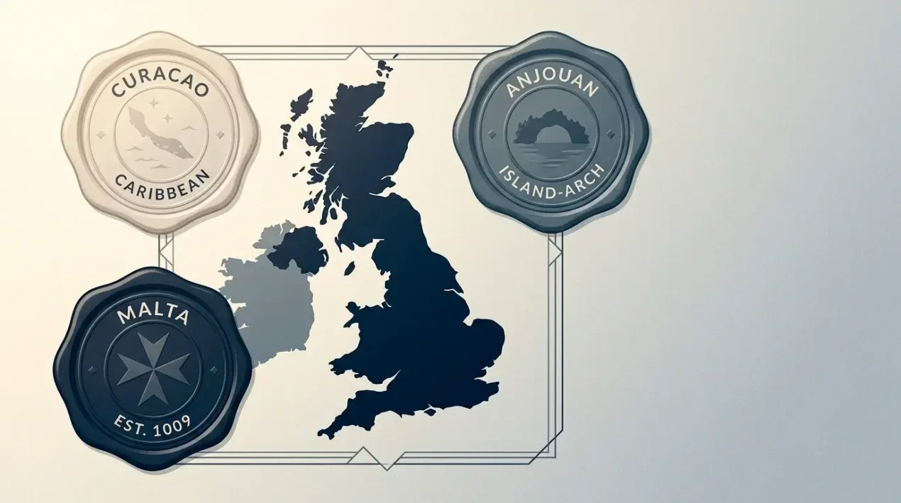 Curacao, Anjouan and Malta Licences Explained for UK Players