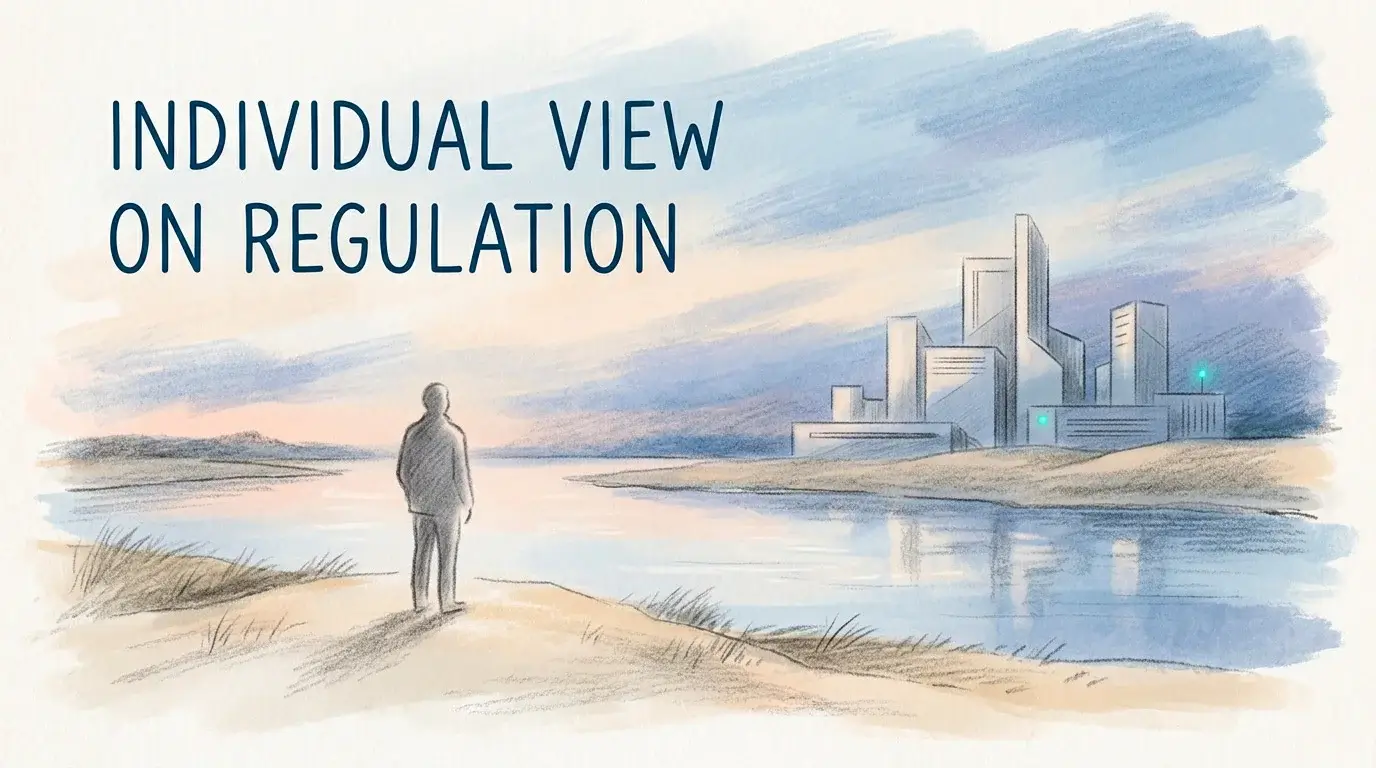 An abstract editorial image representing a single UK player set apart from the operator-side regulatory framework.