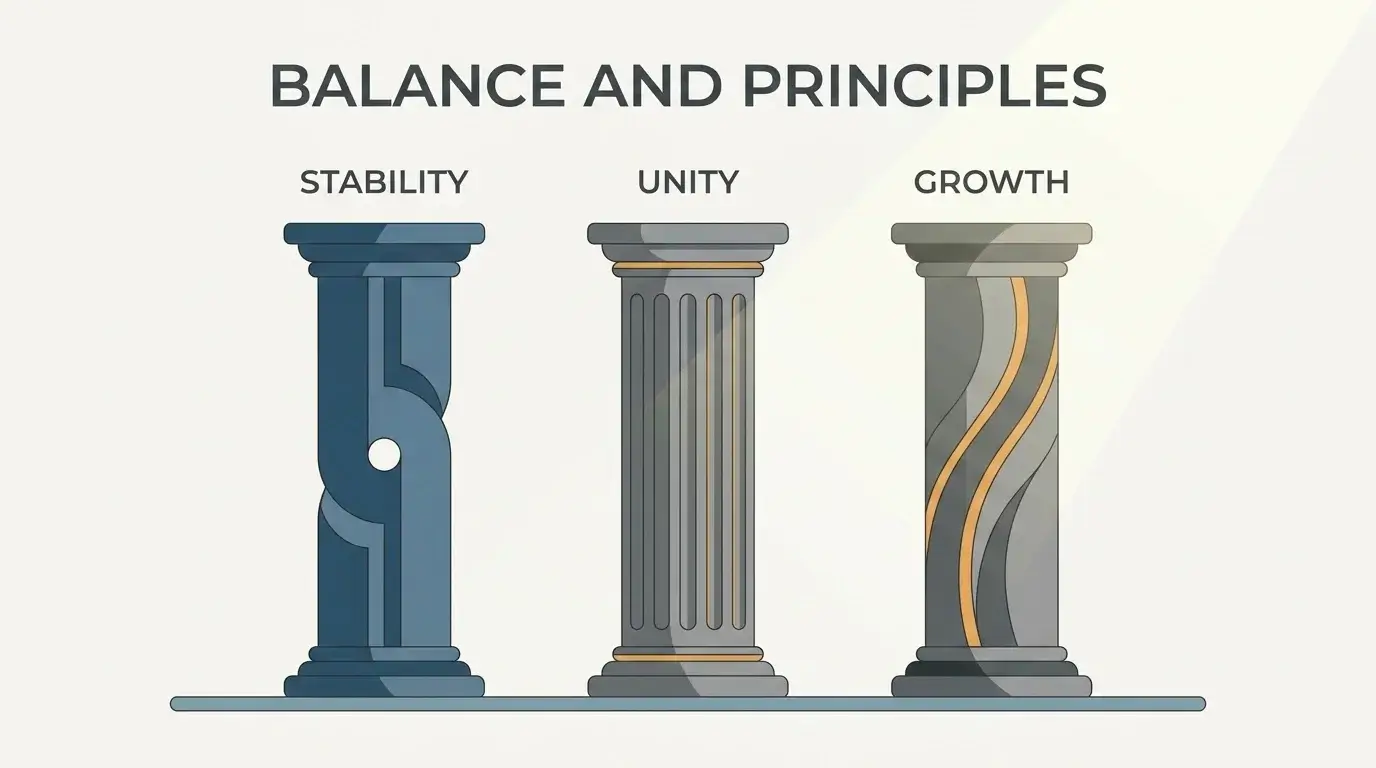 A symbolic representation of the three Gambling Commission licensing objectives standing on a regulatory framework.
